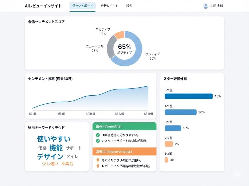 AIレビュー・口コミ分析