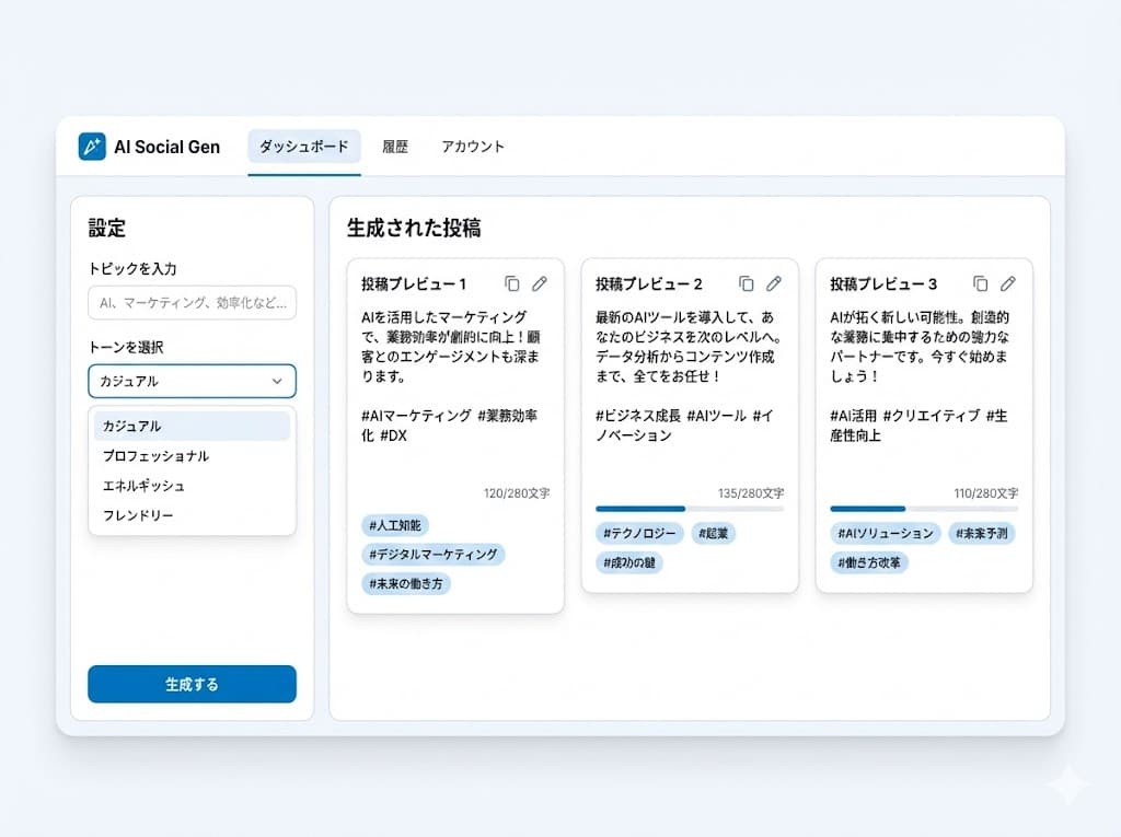 X・スレッズ投稿文章作成